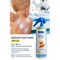Prírodný opaľovací krém SPF 50 SPORT 200 ml Babyton
