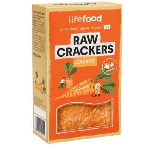 RAW Crackers CARROT 80g Lifefood