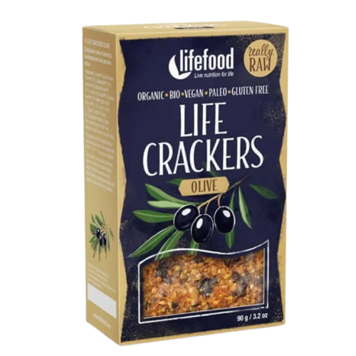 RAW Crackers - OLIVA 90g Lifefood
