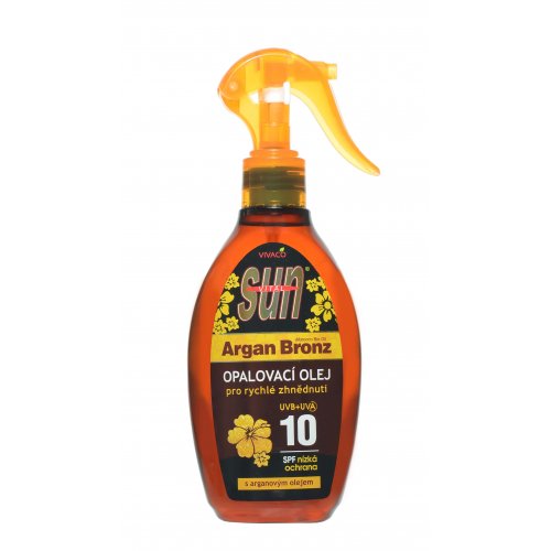 Opaľovací olej s bio arganovým olejom OF10 200ml Sun ViVACO