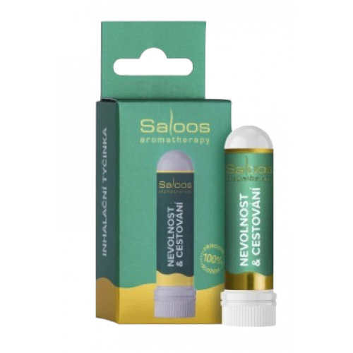 Inhalačná tyčinka - NEVOĽNOSŤ/CESTOVANIE Saloos