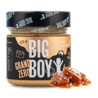 Arašidový krém s bielou čokoládou - slaný karamel GRAND ZERO 220g Big Boy®