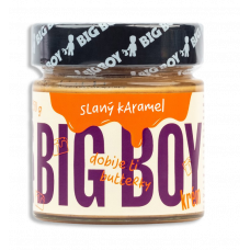 Arašidový krém s bielou čokoládou a slaným karamelom 250g Big Boy®