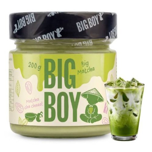 Mandľový krém MATCHA 200g Big Boy® Mandľový krém MATCHA 200g Big Boy®