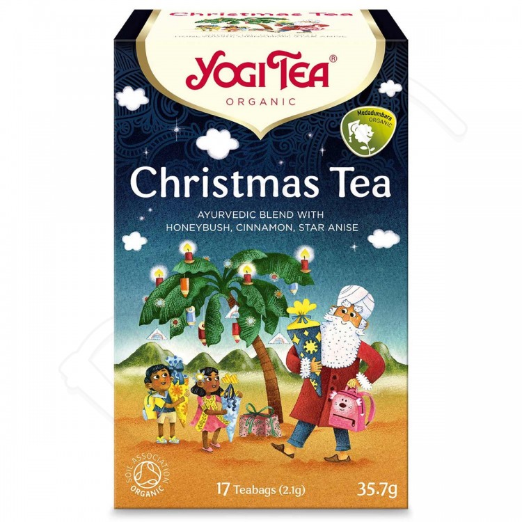 Vianočný ajurvédsky bylinný čaj BIO 35,7g Yogi Tea Organic