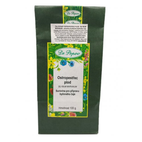Ostropestrec plod 100g Dr. Popov