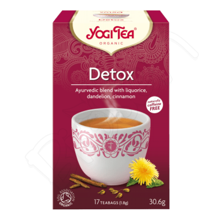 DETOX Ajurvédsky bylinný čaj porciovaný BIO 30,6g YogiTea