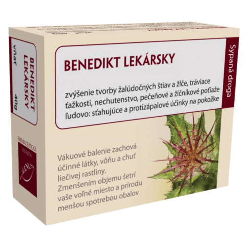Benedikt lekársky - vňať 40g Hanus
