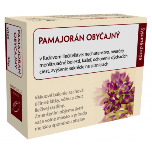 Pamajorán obyčajný - vňať 50g Hanus