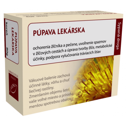 Púpava lekárska - koreň 80g Hanus