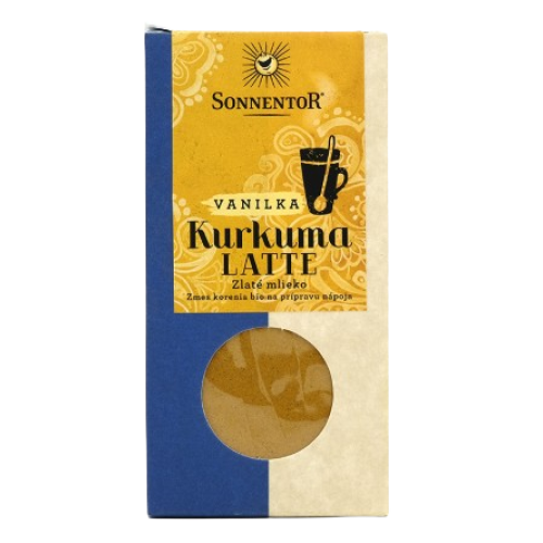 Kurkuma Latte VANILKA BIO 60g Sonnentor Kurkuma Latte VANILKA BIO 60g Sonnentor