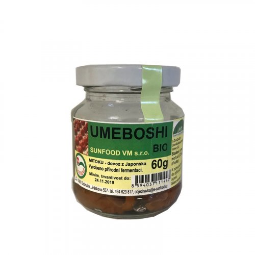 Umeboshi slivky BIO 60g Sunfood