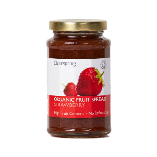 Ovocná džemová nátierka - jahoda BIO 280g Clearspring