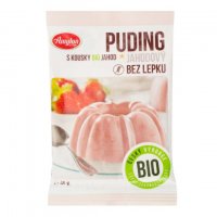 Puding jahodový BIO 40g Amylon