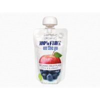 Ovocné pyré Jablko -  Čučoriedka BIO 120g "on the go" Clearspring