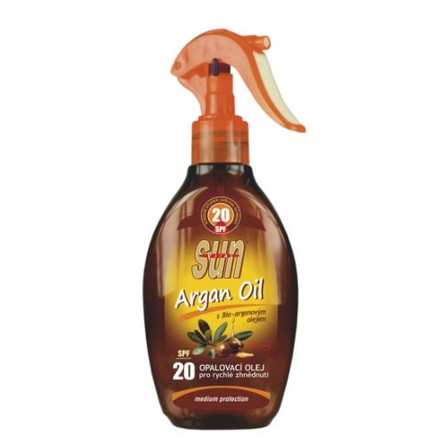Opaľovací olej s bio arganovým olejom OF20 200ml Sun ViVACO