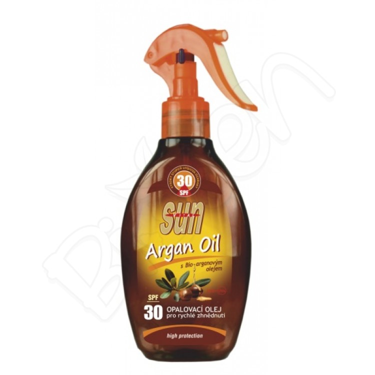 Opaľovací olej s bio arganovým olejom OF30 200ml Sun ViVACO