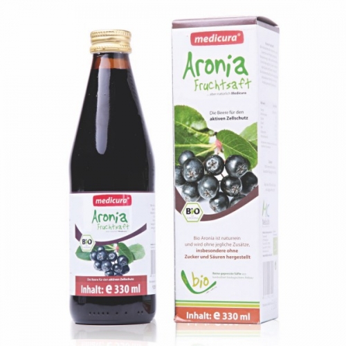 Arónia šťava 330ml BIO 100% Medicura