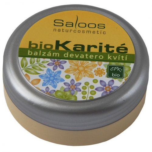 BIO Karité balzam Deväť kvetov 50ml Saloos