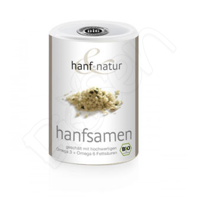 Konopné semienka prémiové  lúpané BIO 150g Hanf&Natur