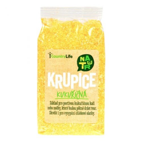 Krupica kukuričná jemná BIO 400g Country Life