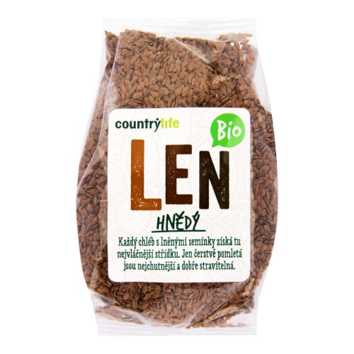 Ľan hnedý BIO 300g Country Life