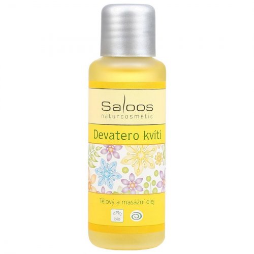 Deväť kvetov masážny olej 50ml Saloos