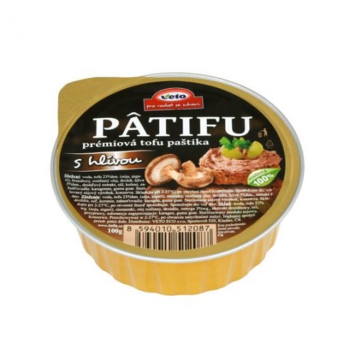 PATIFU paštéta s hlivou 100g Veto Eco