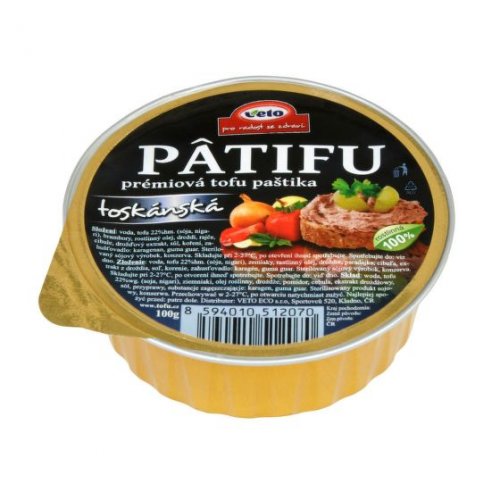 PATIFU paštéta toskánska 100g Veto Eco