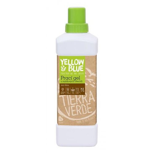 Prací gél na vlnu a funkčný textil z merino vlny 1L Yellow & Blue