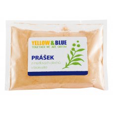 Prášok z mydlových orechov BIO 100g Yellow & Blue