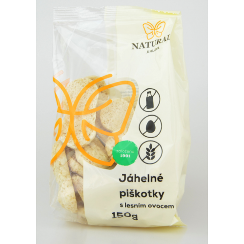 Piškóty pšenové s ovocím 150g Natural Jihlava