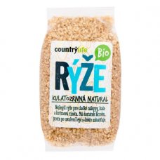 Guľatozrnná ryža natural BIO 500g Country Life