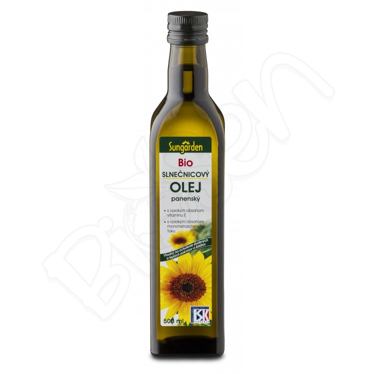 Slnečnicový olej 500ml BIO Sungarden