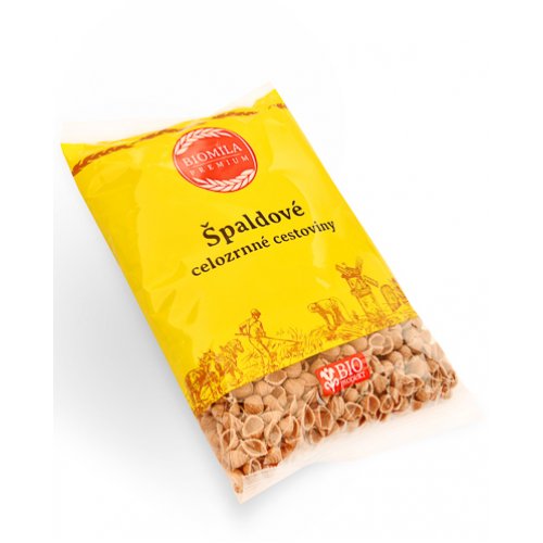 Špaldové mušličky BIO 400g Biomila