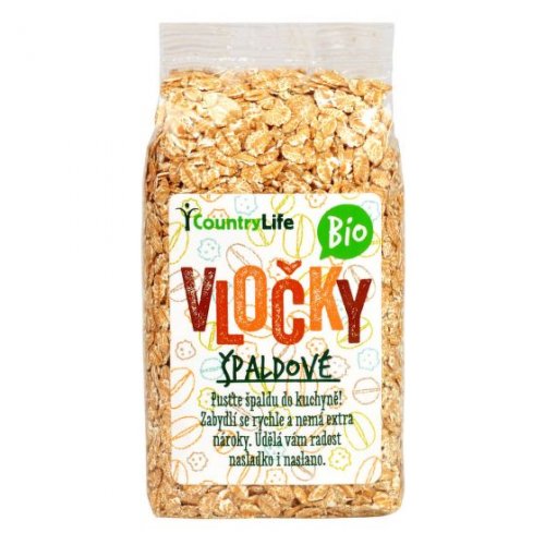 Špaldové vločky BIO 250g Country Life