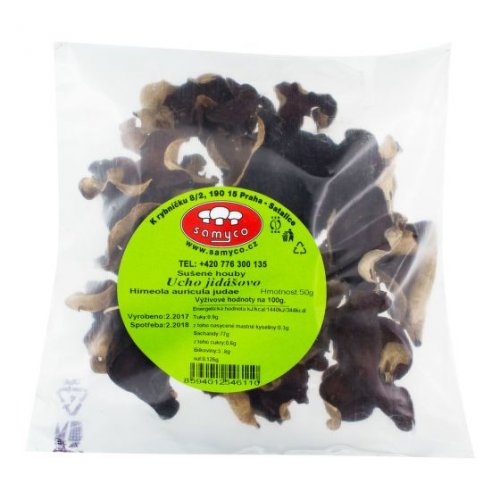 Huby -  sušené Judášovo ucho 50g Samyco