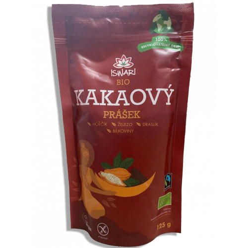 Kakaový prášok BIO 125g Iswari