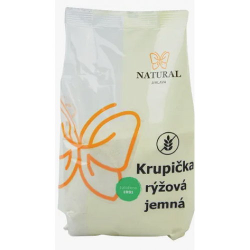 Krupica ryžová jemná 500g Natural Jihlava