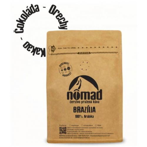 Pražená káva BRAZÍLIA 250g Nômad