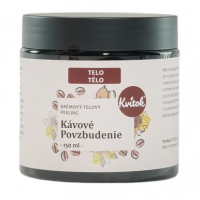 Telový peeling – Kávové povzbudenie 150ml Kvitok