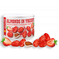 Mandle v jogurte s jahodovým prachom - vajíčka 240g mix.it