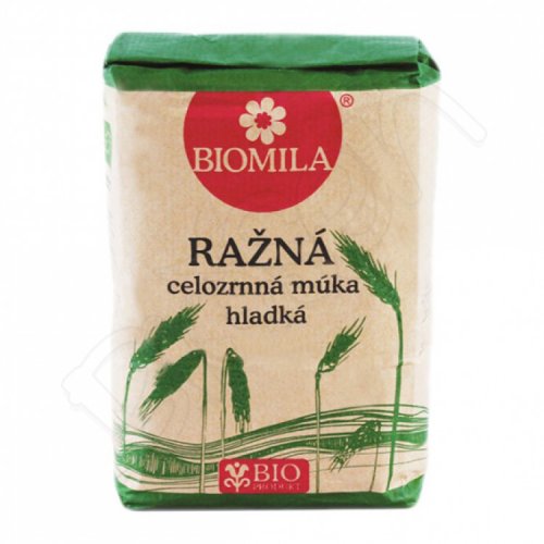 Ražná celozrnná múka hladká BIO 1kg Biomila