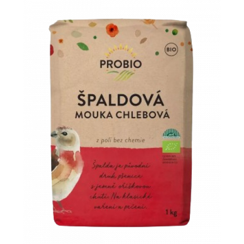 Špaldová múka CHLEBOVÁ BIO 1kg Probio