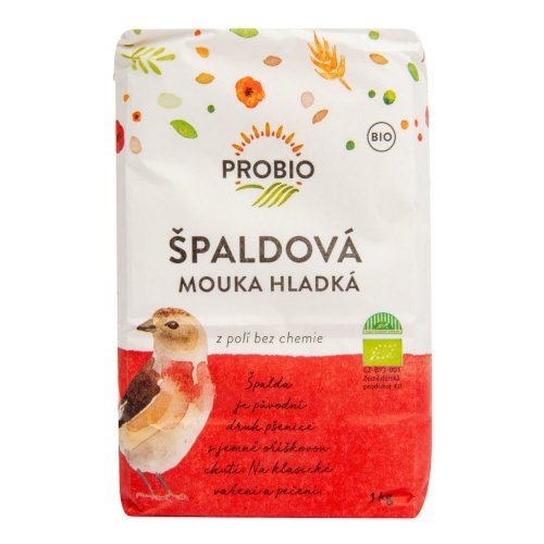 Špaldová múka hladká BIO 1kg Probio