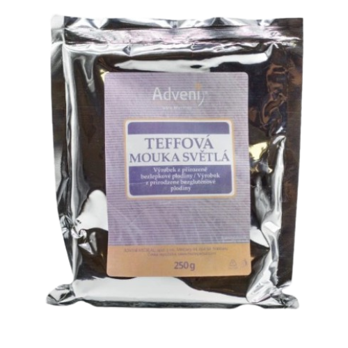 Teffová svetlá múka 250g Adveni Teffová svetlá múka 250g Adveni