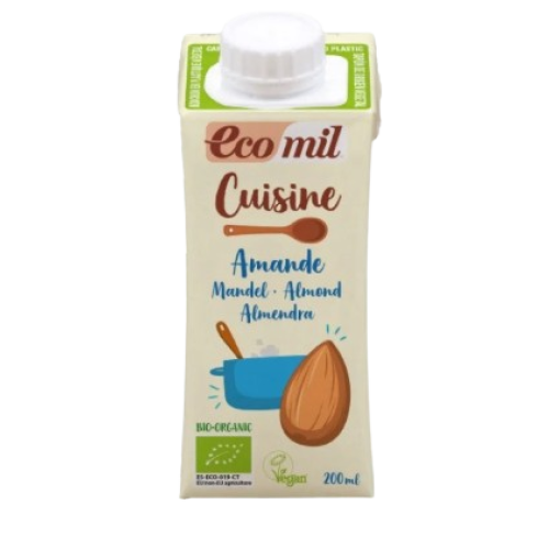 Mandľová náhrada smotany 200ml BIO Ecomil Mandľová náhrada smotany 200ml BIO Ecomil