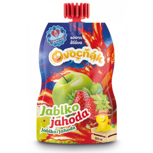 Mušt JABLKO a JAHODA 200 ml Ovocňák 
