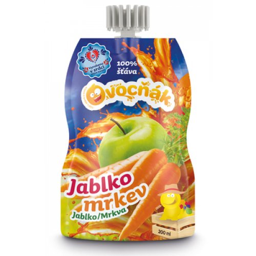 Mušt JABLKO a MRKVA 200 ml Ovocňák 