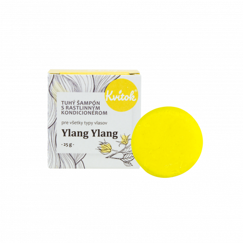 Tuhý šampón s kondicionérom - ylang ylang (SVETLÉ vlasy) 25g Kvitok